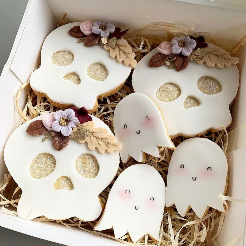 Cute Ghost themed biscuits